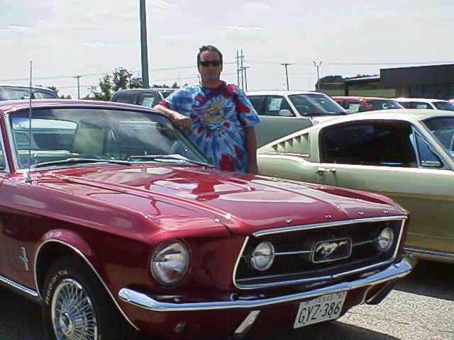 Charles Pegram(my son-in-law) and my 1967 Coupe
