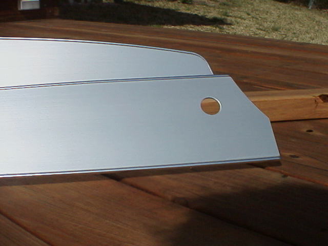 1967 Brushed Aluminum Door Panels w/ Inserts